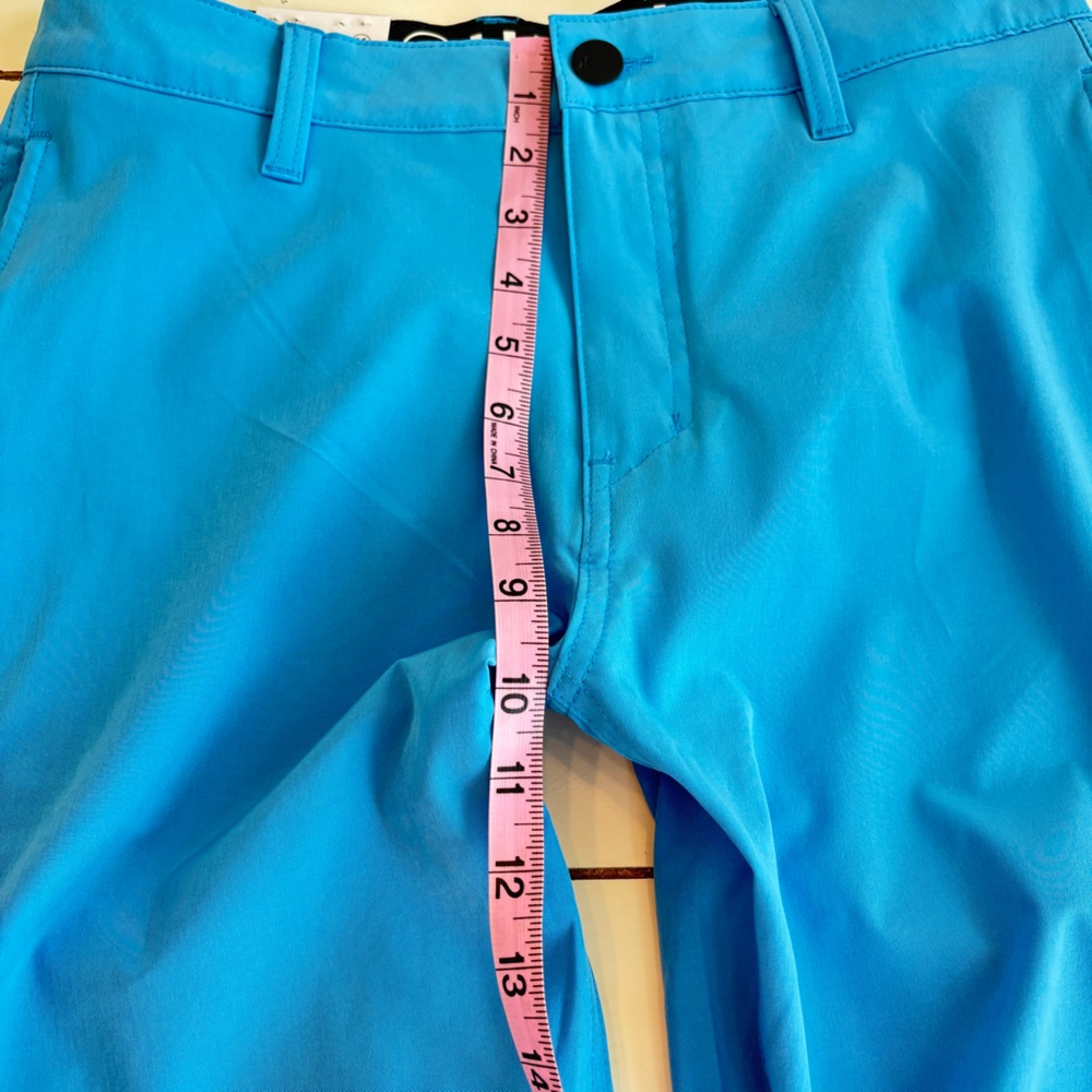 Hurley Shorts All Day Hybrid Quick Dry Stretch Blue Men's Size 30 - Picture 5 of 9
